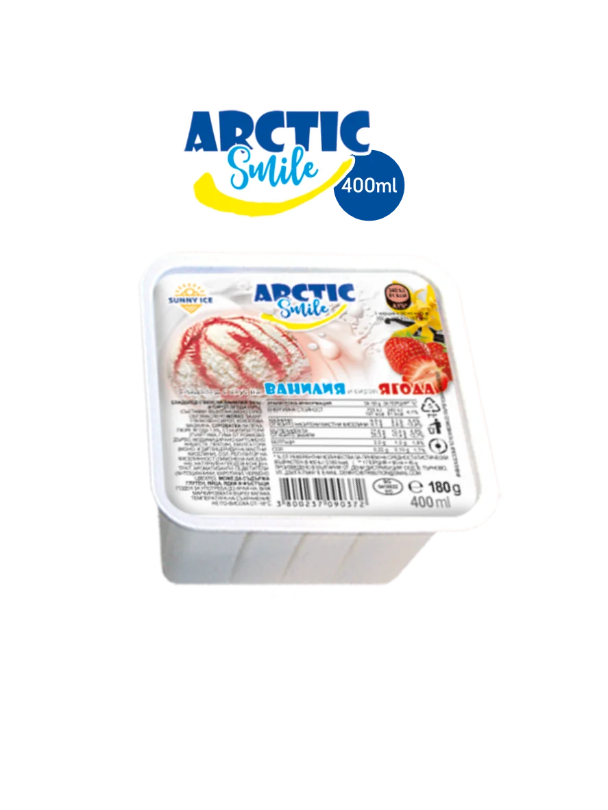 Sunny Ice Arctic Smile Ванилия и Ягода 400ml