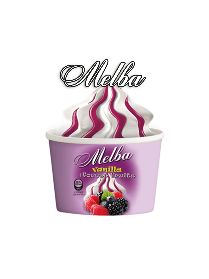 Sunny Ice Melba Vanilla + Forest Fruits